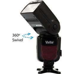 Vivitar DF-683 Flash  Radio Wireless TTL Power Zoom for Nikon Cameras