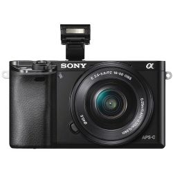 Sony Alpha a6000 Mirrorless Digital Camera with 16-50mm Lens (Black)